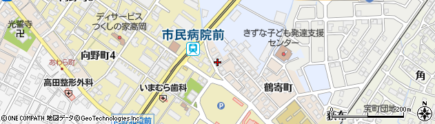 富山県高岡市鶴寄町1255-10周辺の地図