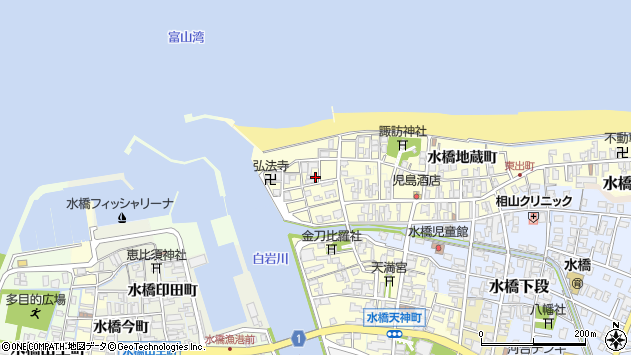 〒939-0508 富山県富山市水橋西浜町の地図