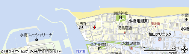 富山県富山市水橋西浜町周辺の地図