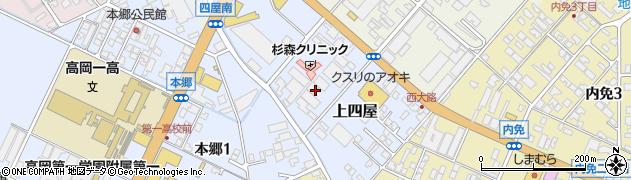 株式会社ハーベスト富山　本社周辺の地図