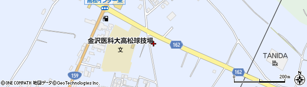 石川県かほく市高松ユ57周辺の地図