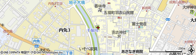 地子木町公園周辺の地図