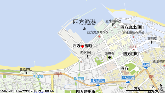 〒930-2255 富山県富山市四方一番町の地図