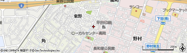 富山県高岡市東野1484周辺の地図