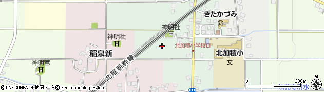 富山県滑川市中塚周辺の地図