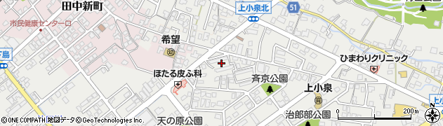 富山県滑川市上小泉（雇用促進住宅）周辺の地図