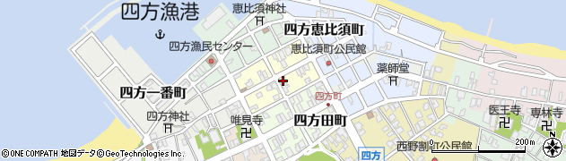富山県富山市四方二番町周辺の地図