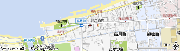 富山県滑川市高月町374周辺の地図