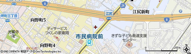 くぼつり具センター　高岡店周辺の地図