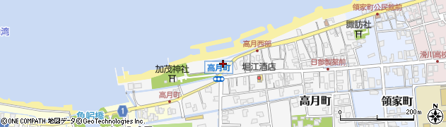 富山県滑川市高月町425周辺の地図