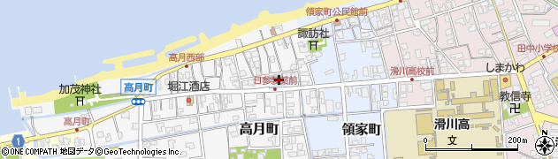 富山県滑川市高月町459周辺の地図