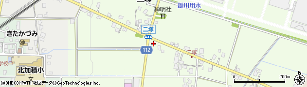 富山県滑川市二塚周辺の地図