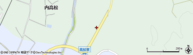 石川県かほく市内高松ナ周辺の地図
