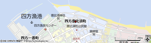 富山県富山市四方恵比須町周辺の地図