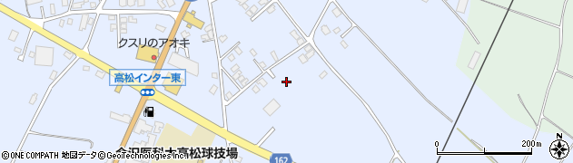 石川県かほく市高松（ミ）周辺の地図