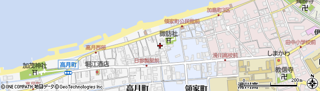 富山県滑川市高月町555周辺の地図