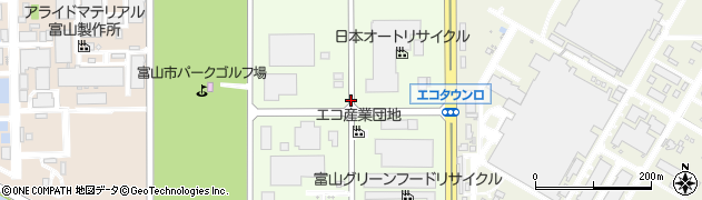 富山県富山市松浦町周辺の地図