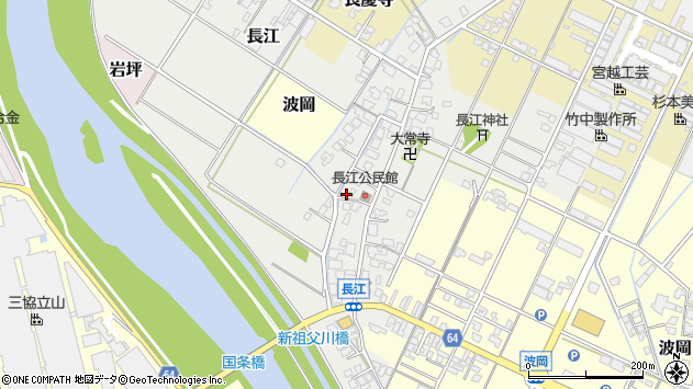〒933-0959 富山県高岡市長江の地図