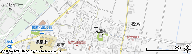 富山県射水市松木周辺の地図