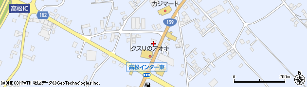 石川県かほく市高松（ア）周辺の地図