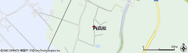 石川県かほく市内高松（わ）周辺の地図