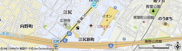 富山県高岡市江尻新町周辺の地図