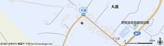 栃木県日光市大渡390周辺の地図