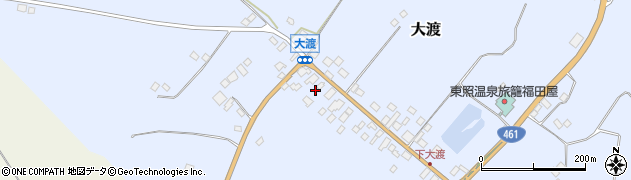 栃木県日光市大渡381周辺の地図