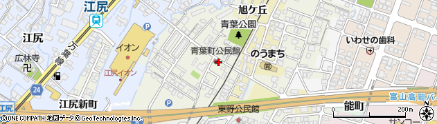富山県高岡市青葉町周辺の地図