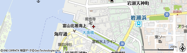 富山県富山市岩瀬諏訪町9周辺の地図