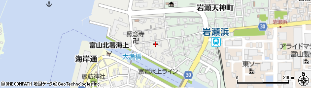 富山県富山市岩瀬諏訪町12周辺の地図
