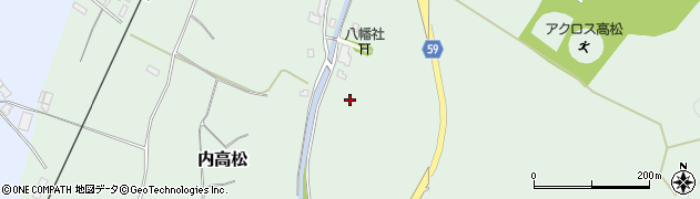 石川県かほく市内高松（を）周辺の地図