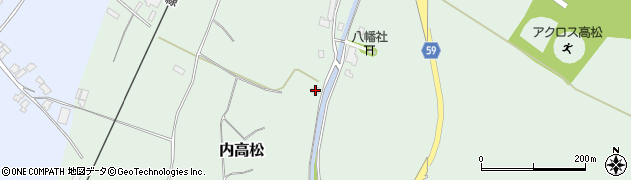 石川県かほく市内高松フ18周辺の地図