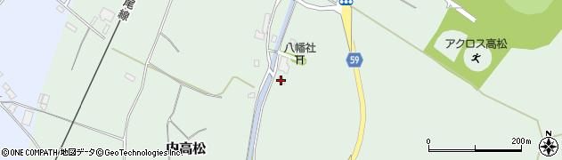 石川県かほく市内高松フ56周辺の地図
