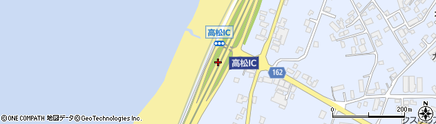 石川県かほく市高松（甲）周辺の地図