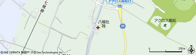 石川県かほく市内高松フ57周辺の地図