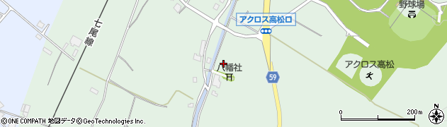 石川県かほく市内高松フ59周辺の地図