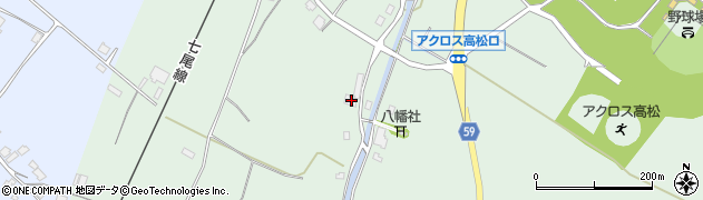 石川県かほく市内高松フ9周辺の地図