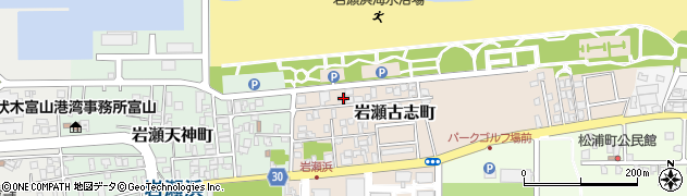 富山県富山市岩瀬古志町17周辺の地図