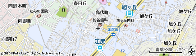 富山県高岡市高伏町周辺の地図