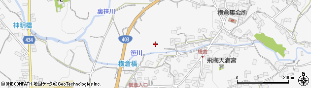 笹川周辺の地図