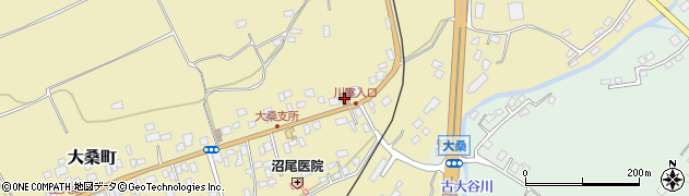 大桑郵便局周辺の地図