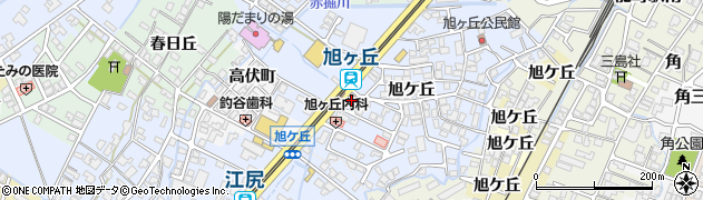 高岡旭ケ丘簡易郵便局周辺の地図