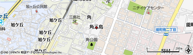 富山県高岡市角三島周辺の地図