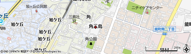 富山県高岡市角三島周辺の地図