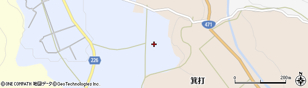 石川県かほく市元女ロ周辺の地図