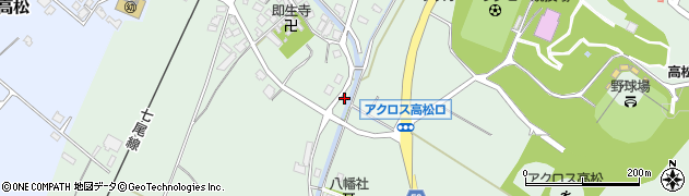 石川県かほく市内高松巳60周辺の地図