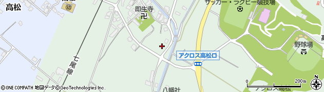 石川県かほく市内高松フ6周辺の地図