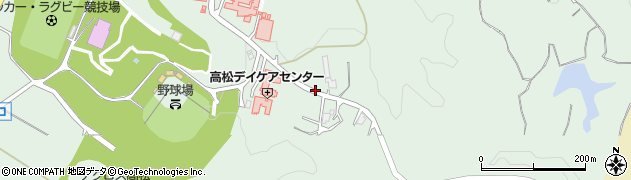 石川県かほく市内高松（ウ）周辺の地図