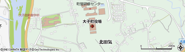 茨城県久慈郡大子町周辺の地図